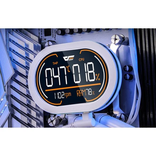 Darkflash DH240D v2 CPU folyadékhűtő (fehér) - 8