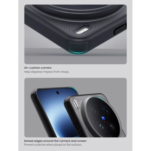 Vivo X300 Ultra čierne Nillkin Super Frosted PRO magnetické puzdro - 6