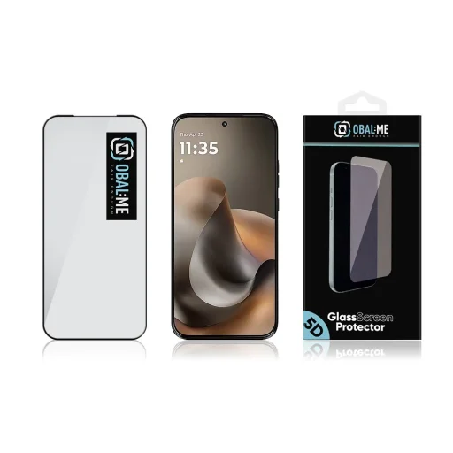 OBAL:ME 5D Ochranné sklo Motorola G77 Čierne ochranné sklo - 3