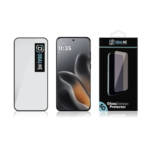 OBAL:ME 5D ochranné tvrdené sklo Motorola Edge 70 Fusion čierne - 3