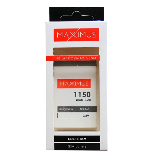 Nokia E66 Maxximus batéria 1150mAh Li-ion BL-4U - 4
