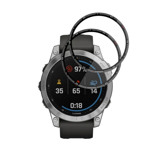 Garmin Fenix 7 / 7 Pro Čierne Techsuit - Nano Flex (balenie 2 ks) ochranné sklo - 2
