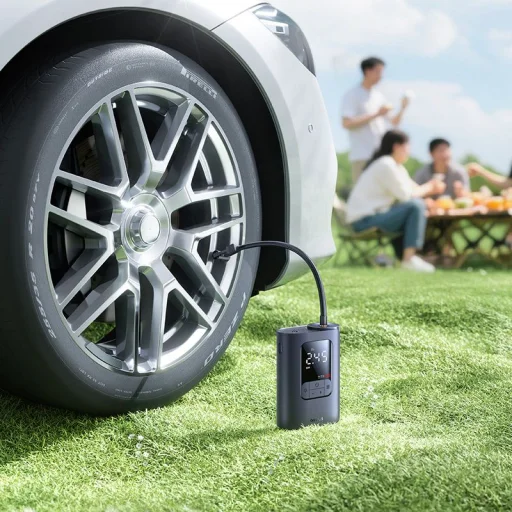 Baseus GoTrip VA1 autókompresszor 150 PSI 7500 mAh, sötétszürke C0119601 - 6