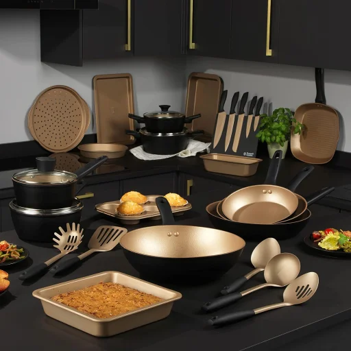 Russell Hobbs RH021471GEU7 Opulence forma na pečenie chleba 28 cm zlatá - 6