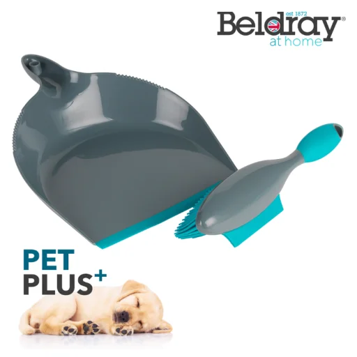 Beldray LA069351FP1EU7 Pet Plus lopatka a zmeták s gumenou hlavicou - 2