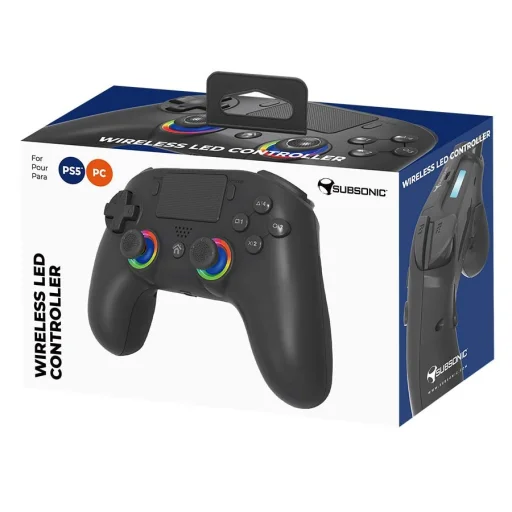 Subsonic vezeték nélküli LED kontroller fekete PS5-höz - 10
