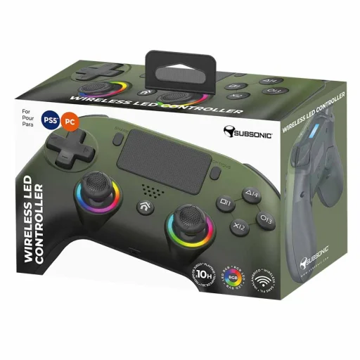 Subsonic vezeték nélküli LED kontroller zöld PS5-höz - 10