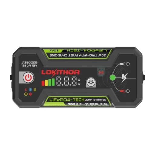 LOKITHOR J1350 Pro 12V 1350A autós indítóakkumulátor - 2