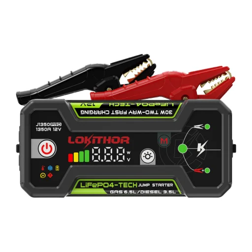 LOKITHOR J1350 Pro 12V 1350A autós indítóakkumulátor - 1