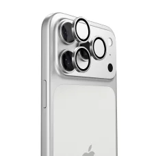 iPhone 17 Pro / iPhone 17 Pro Max Ezüst Torras - Lensguard kameravédő üvegfólia