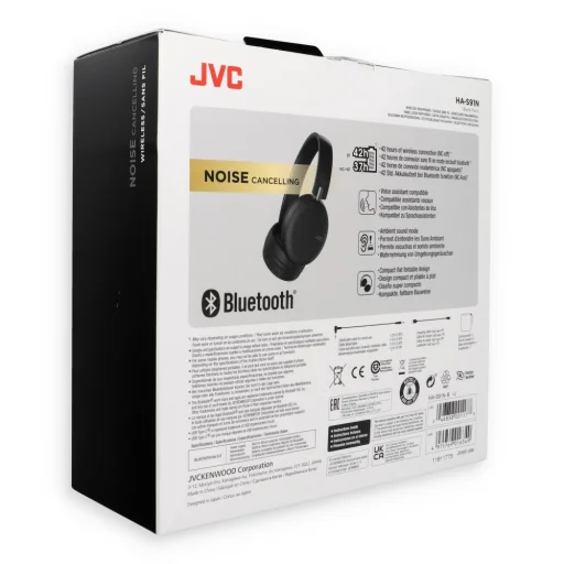 JVC HAS91NBU vezeték nélküli ANC fejhallgató fekete - 8