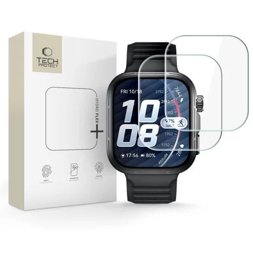 Huawei Watch Fit 5 Pro Tech-Protect Hydro Flex+ 2 ks priehľadná ochranná fólia - 1