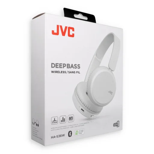 JVC HAS36WWU bezdrôtové slúchadlá biele - 4