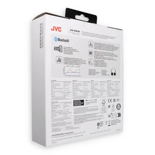 JVC HAS36WWU bezdrôtové slúchadlá biele - 5