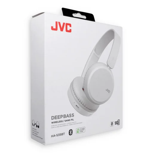 JVC HAS35BTBU fehér vezeték nélküli Bluetooth fejhallgató - 5
