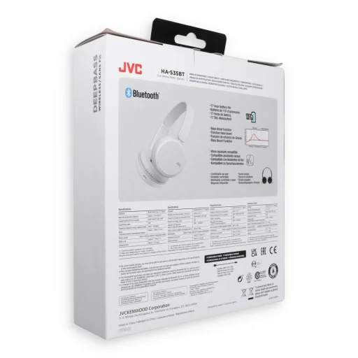 JVC HAS35BTBU fehér vezeték nélküli Bluetooth fejhallgató - 6