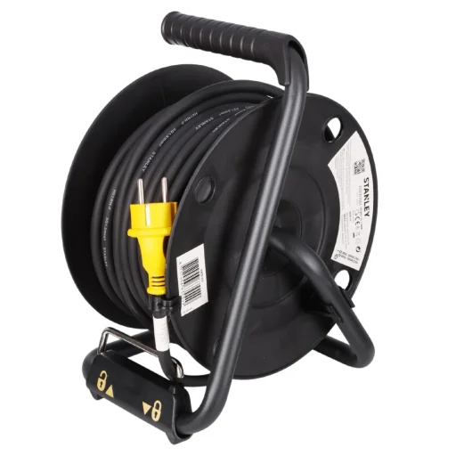 Káblový bubon STANLEY, max. 3000 W, IP44, kábel H07RN-F 3G1,5 mm² 20 m, exteriérové a interiérové vyhotovenie - 4