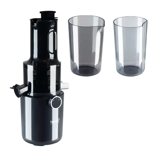 HOME HGSJ200 zöldség-gyümölcs lassú prés, 200 W, lassú fordulat, 800 ml-es tartály, vezetéktároló - 3