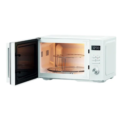 HOME HGMH25GR mikrohullámú sütő, 25 liter, grillfunkció, 25l, fehér, 900 W, digitális, 5 fokozat, gyerekzár - 5