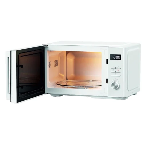 HOME HGMH25GR mikrovlnná rúra, 25 litrov, funkcia grilu, 25l, biela, 900 W, digitálna, 5 stupňov výkonu, detská poistka - 4