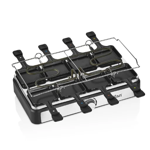 Zilan ZLN8863 raclette grill, 1500 W, 2 az 1-ben, alumínium sütőlap, tapadásmentes bevonat, hőfokszabályozó, kiegészítők - 3