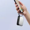 4smarts Pocket 10000mAh 30W so zabudovaným 15 cm USB-C káblom strieborná powerbanka thumbnail