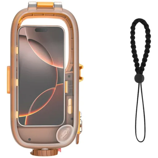 4smarts Shark Universal 15m vízálló univerzális telefontok narancssárga tok - 5