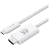 4smarts USB-C - HDMI kábel 2 m biely thumbnail