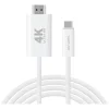4smarts USB-C - HDMI kábel 2 m biely thumbnail