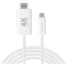 4smarts USB-C - HDMI kábel 2 m biely