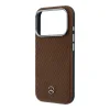 Mercedes PU bőr félborítású MagSafe tok iPhone 17 Pro Max-hoz Camel thumbnail