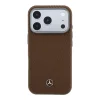 Mercedes PU bőr félborítású MagSafe tok iPhone 17 Pro Max-hoz Camel thumbnail