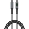 4smarts DigitCord 240W 1,5 m USB4 fekete Type-C USB kábel thumbnail