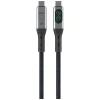 4smarts DigitCord 240W 1,5 m USB4 fekete Type-C USB kábel thumbnail