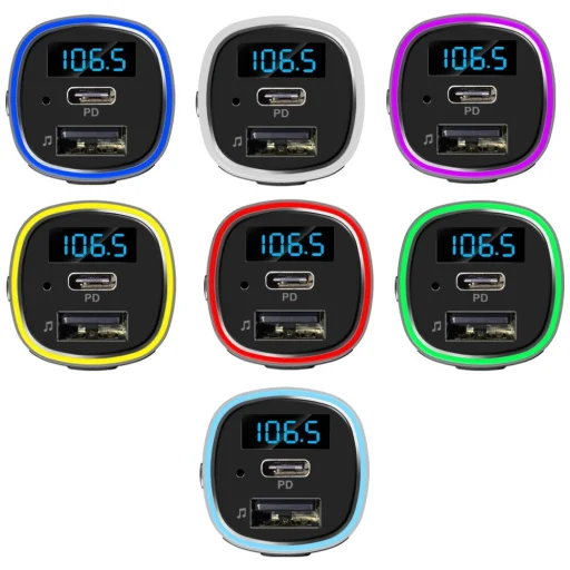 4smarts Media&Assist 2 FM Bluetooth autós töltő multimédiás bemenettel és kihangosító funkcióval ezüst - 5