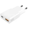4smarts PDPlug Duos Slim 30W GaN USB-C, USB-A sieťový nabíjací adaptér biely thumbnail