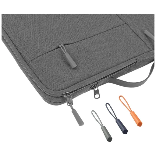 4smarts AirCushion Multi Sleeve 15-palcová taška na notebook sivá - 3
