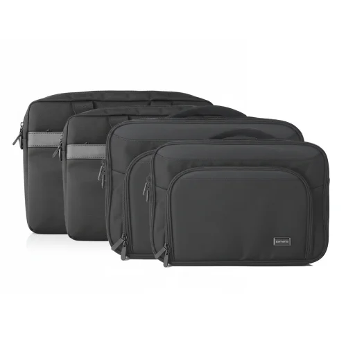 4smarts Target Eco Clamshell 13-14" laptop táska fekete - 6