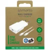 4smarts PDPlug Slim 20W GaN USB-C sieťový nabíjací adaptér + 1,5 m USB-C kábel biely thumbnail