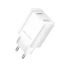JELLICO sieťová nabíjačka WJ-C59 2.4A 12W 2xUSB + USB-C kábel biela thumbnail