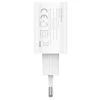 JELLICO sieťová nabíjačka WJ-C60 PD 20W 1xUSB-C + 1xUSB QC3.0 + USB-C - Lightning kábel Biela thumbnail