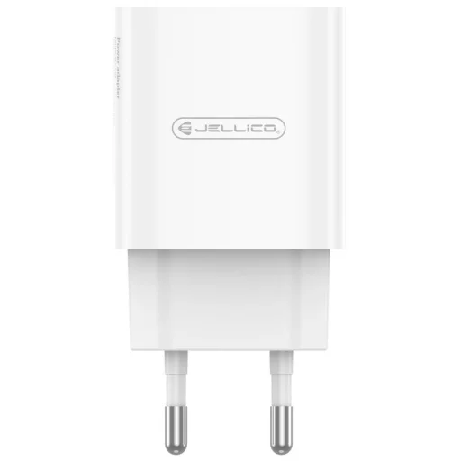 JELLICO sieťová nabíjačka WJ-C60 PD 20W 1xUSB-C + 1xUSB QC3.0 + USB-C - Lightning kábel Biela - 3