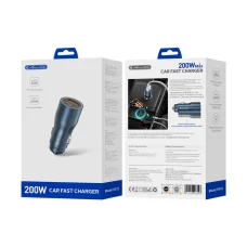 JELLICO nabíjačka do auta HX12 PD 30W 1xUSB-C + 1xUSB QC3.0 čierna
