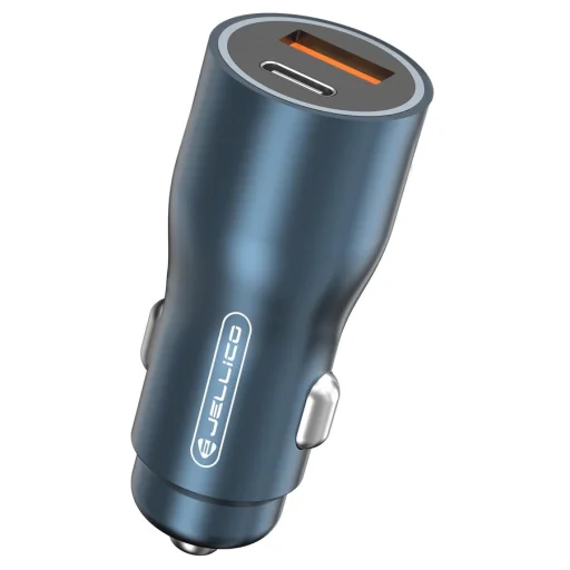 JELLICO nabíjačka do auta HX12 PD 30W 1xUSB-C + 1xUSB QC3.0 čierna - 3
