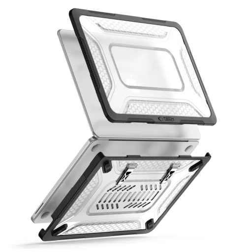 Tech-protect Kevlar Pro Macbook Neo 13 2026 Matná čierna/priehľadná - 5