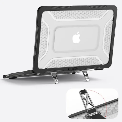 Tech-protect Kevlar Pro Macbook Neo 13 2026 Matná čierna/priehľadná - 7