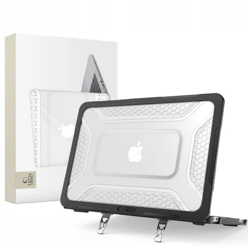 Tech-protect Kevlar Pro Macbook Neo 13 2026 Matná čierna/priehľadná - 1