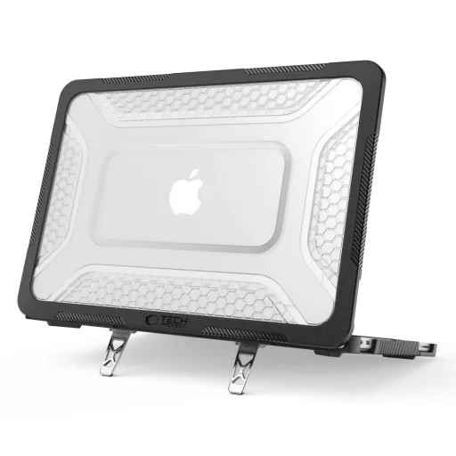 Tech-protect Kevlar Pro Macbook Neo 13 2026 Matná čierna/priehľadná - 2