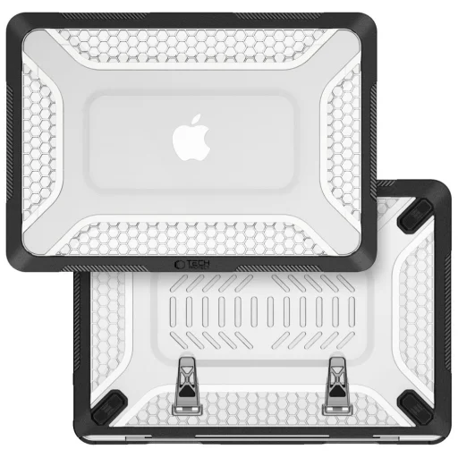 Tech-protect Kevlar Pro Macbook Neo 13 2026 Matná čierna/priehľadná - 3