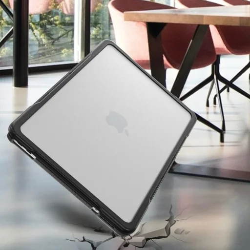 MacBook Neo 13 2026 Tech-Protect Velar matné čierne/priehľadné puzdro - 6